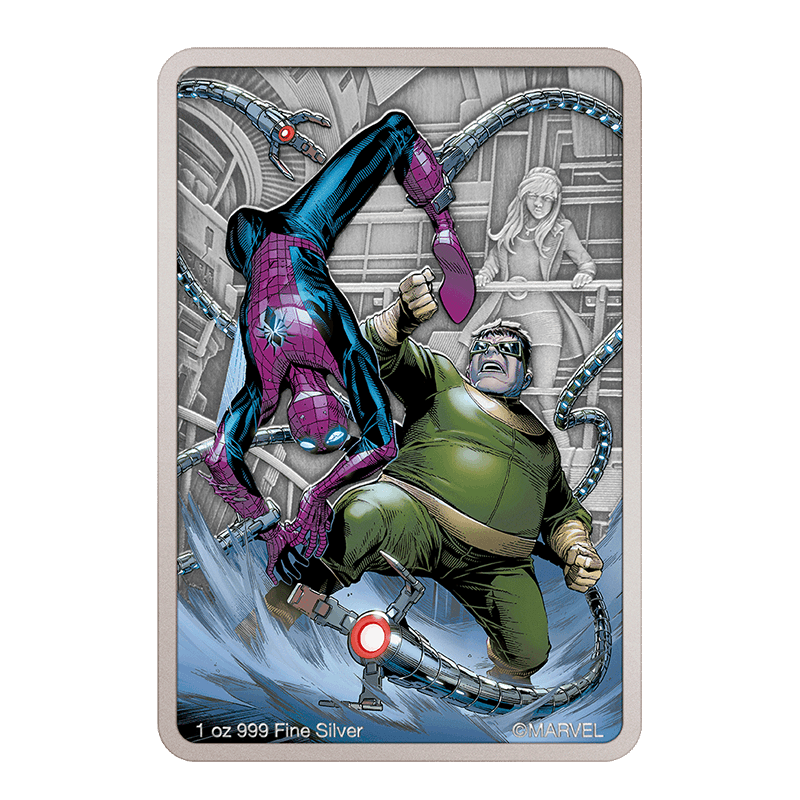 Image for 1 oz Marvel Doctor Octopus Silver Coin (2024) from TD Precious Metals
